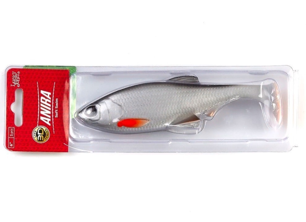 Силиконовая приманка Lucky John Anira Soft Swim 6.0in 152 мм 1 шт A05 3D Series  140415-A05 — крупный план
	                                    2