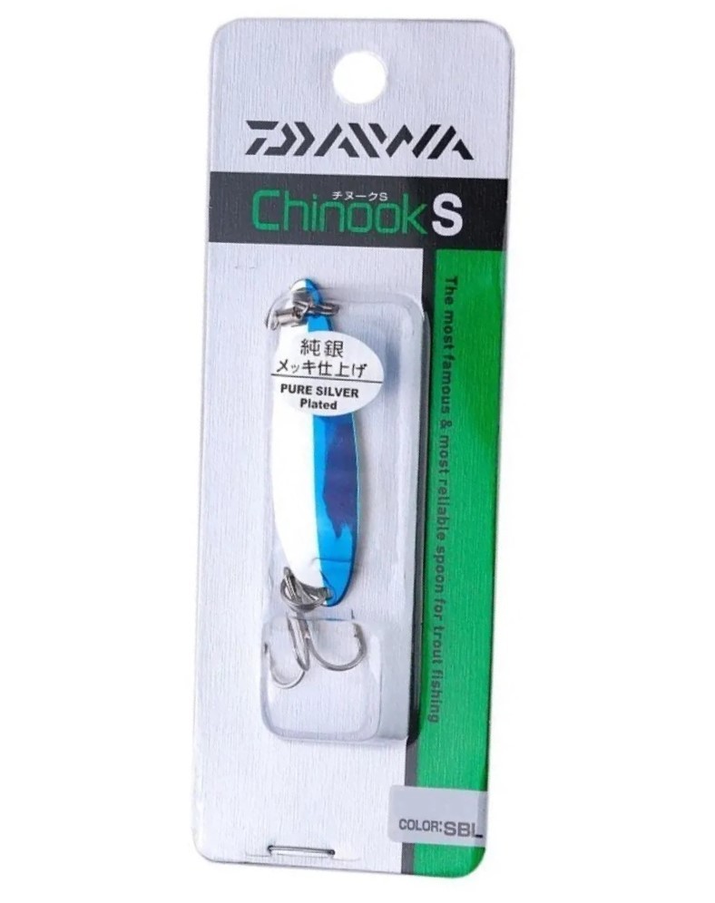 Колеблющаяся Блесна Daiwa Chinook S 14 14 гр 60 мм S/BL — крупный план
	                                    1