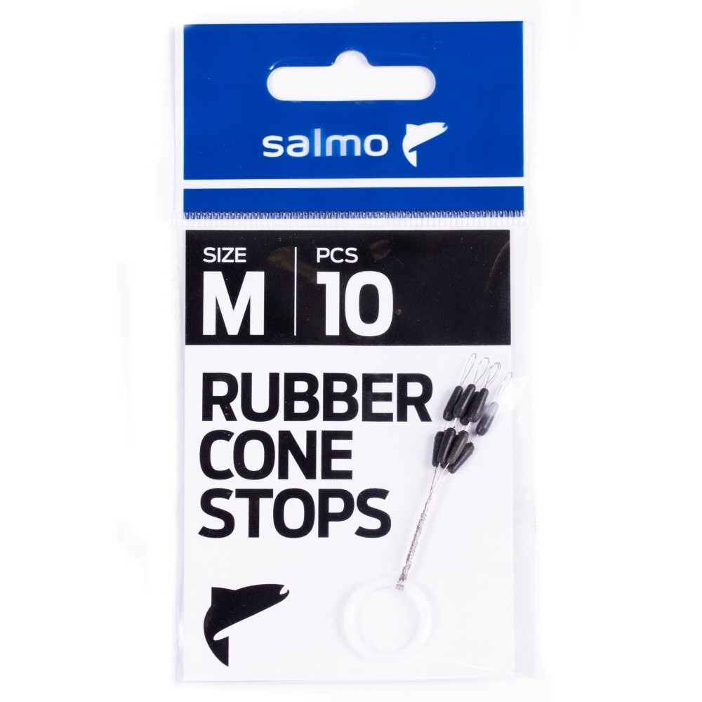 Стопор Salmo Rubber Cone Stops №M 10 шт    S901-002M — крупный план
	                                    1