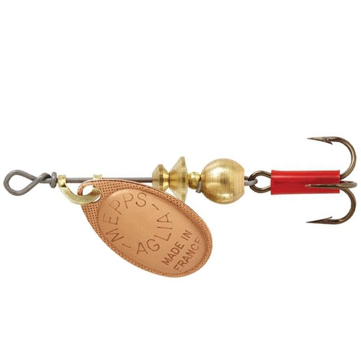 Вращающаяся Блесна Mepps Aglia №00 1,5 гр Copper   a-00-c — характеристики,  особенности конструкции