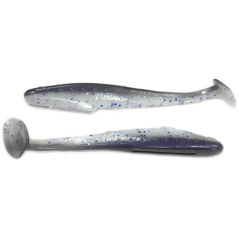 Силиконовая приманка Reins Rockvibe Shiner 4 101 мм 8 шт B88-Blue minnow   RVS4-B88 — характеристики,  особенности конструкции