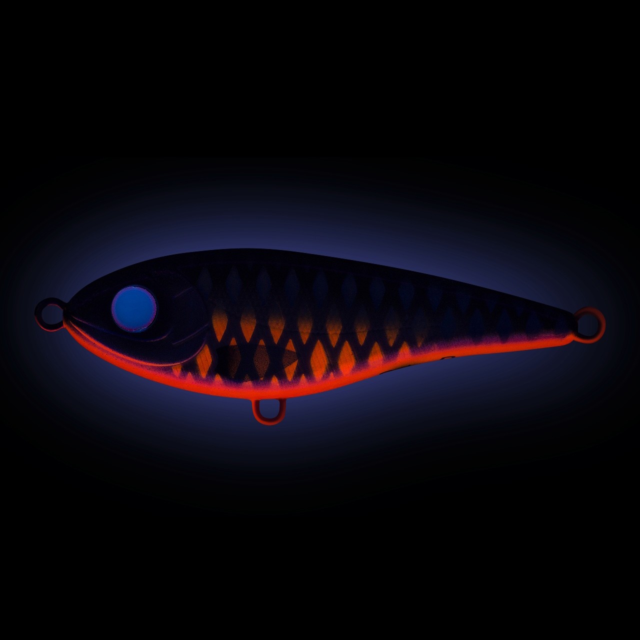 Воблер Strike Pro Buster Jerk Sinking C536F Hot Mascara 75 гр   EG-048#C536F — крупный план
	                                    1