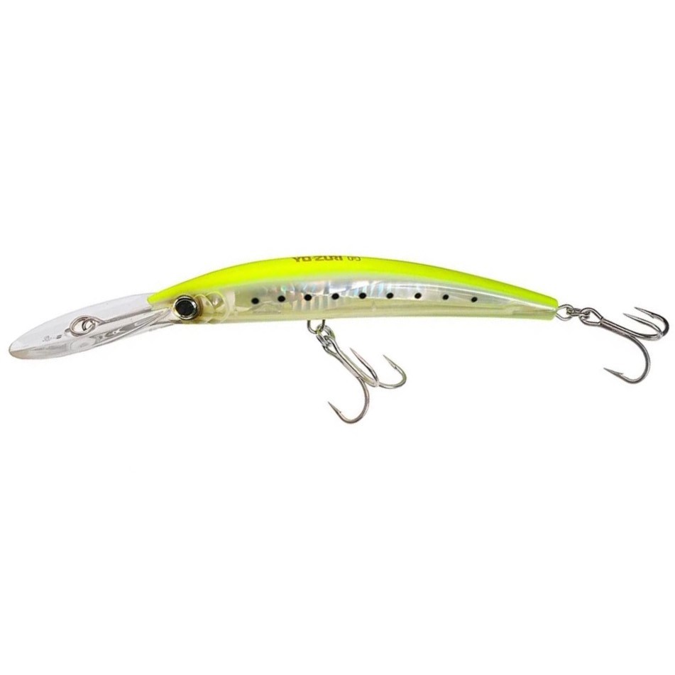Воблер Yo-Zuri Crystal 3D Minnow Deep Diver 130F GHCS 24 гр   F1153-GHCS — характеристики,  особенности конструкции