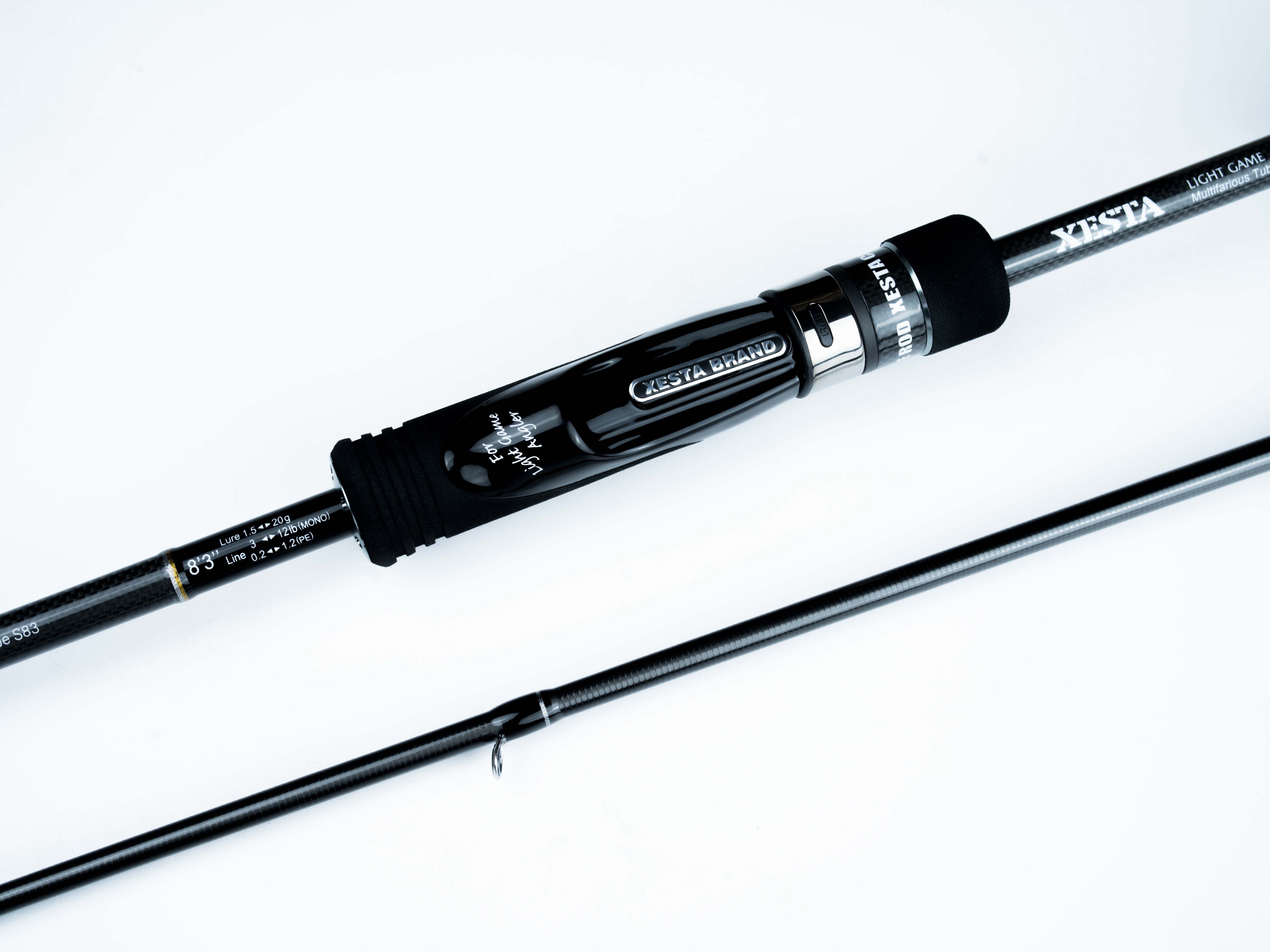 Спиннинг Xesta Black Star 2nd Generation S83 252 см 1,5 - 20 гр  Distance Scape  XBS2-S83 — крупный план
	                                    2
