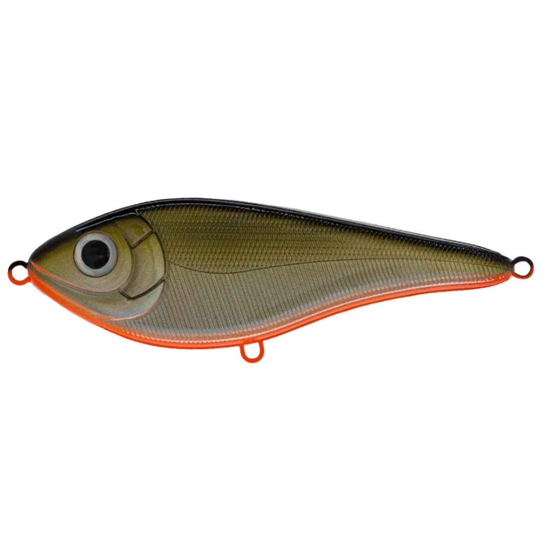 Воблер Strike Pro Buster Jerk II Shallow Runner 612T Natural Shad Silver 37 гр   EG-049#612T — характеристики,  особенности конструкции