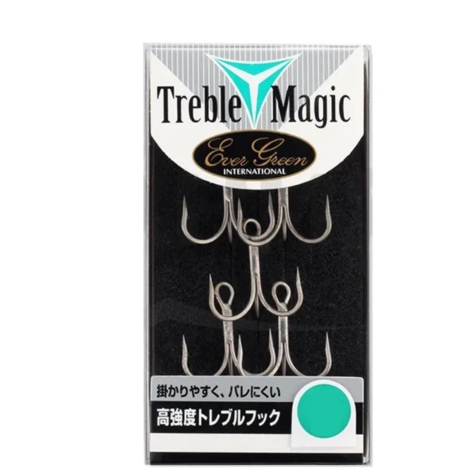 Крючок Тройной EverGreen Treble Magic №3 4 шт — крупный план
	                                    1