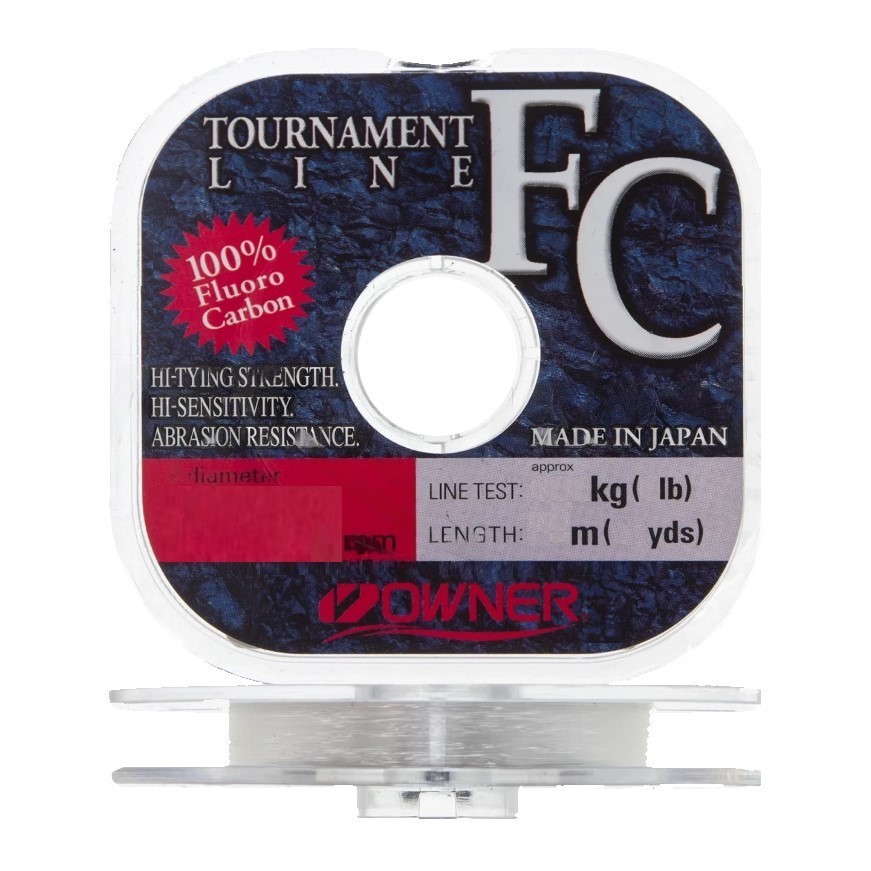 Флюорокарбон Owner Tournament Line FC 50 м 0,18 мм    ow-56029-0.18 — характеристики,
	                                    особенности конструкции
