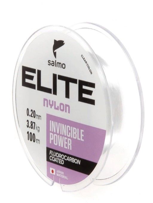 Леска монофильная Salmo Elite Fluoro Coated Nylon 100 м 0,2 мм    4118-020 — характеристики,
	                                    особенности конструкции