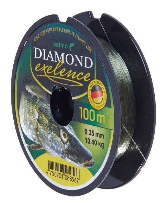 Леска монофильная Salmo Diamond Exelence 100 м 0,35 мм    4027-035 — характеристики,
	                                    особенности конструкции