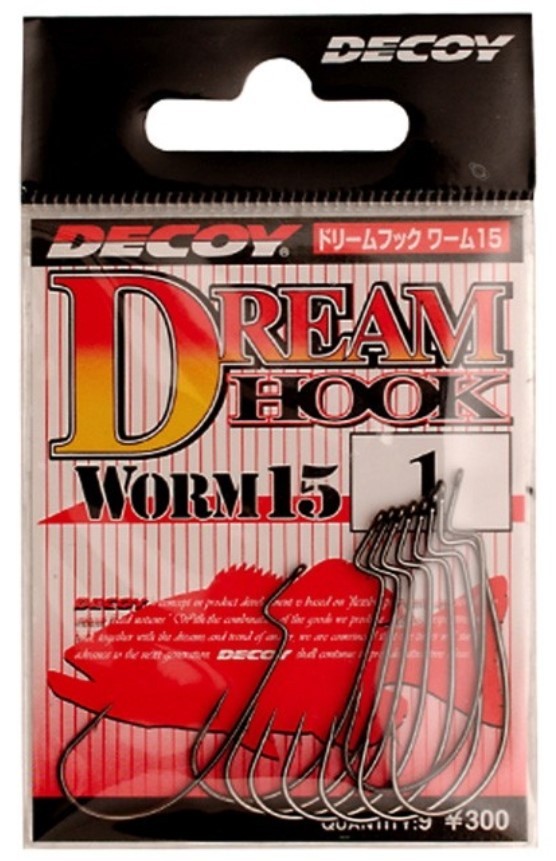 Крючок Офсетный Decoy Dream Hook Worm 15 №1 9 шт — крупный план
	                                    1
