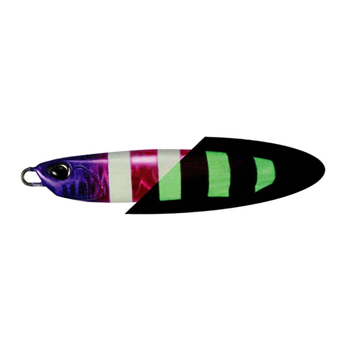 Пилькер DUO Drag Metal Cast Slim 40g 40 гр 74 мм #PPA0431 Magenta Indigo Zebra Glow Tachi  DUO-19935 — характеристики,  особенности конструкции