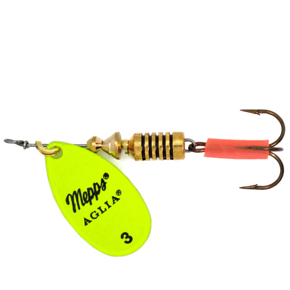 Вращающаяся Блесна Mepps Aglia Fluo №3 6,5 гр Chartreuse   af-3-ch — характеристики,
	                                    особенности конструкции