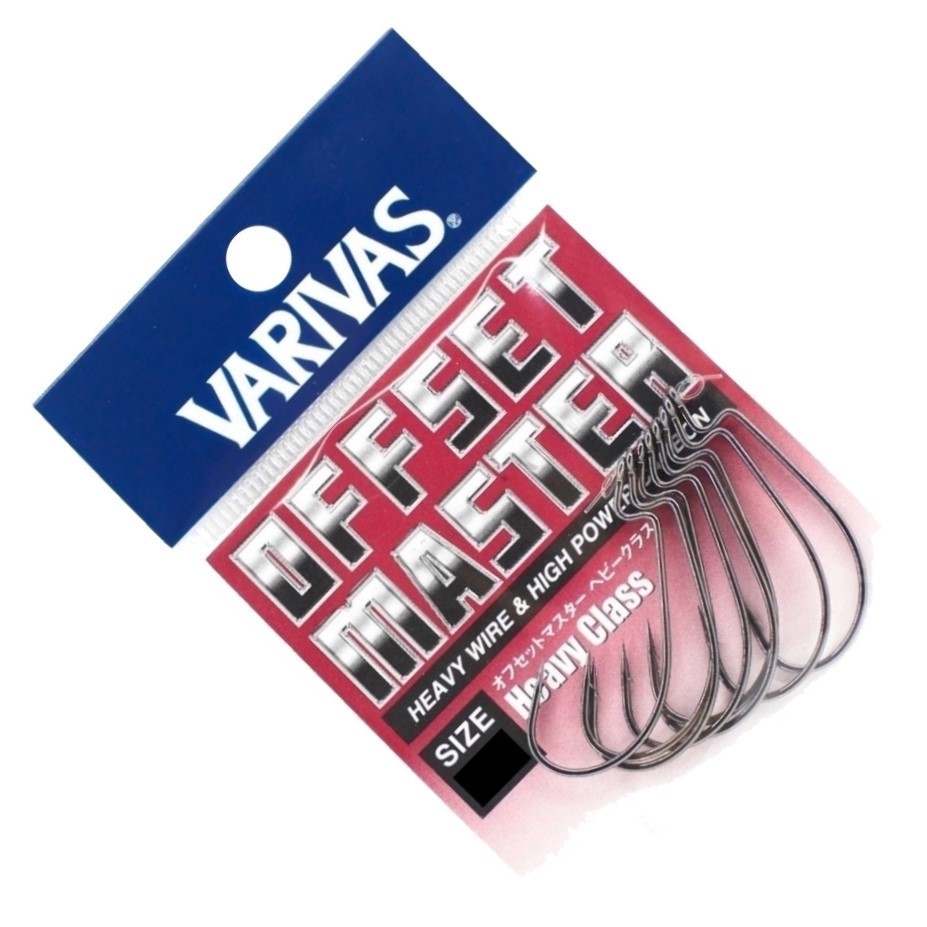 Крючок Офсетный Varivas Offset Master Heavy Class №4/0 7 шт NS Black — крупный план
	                                    1