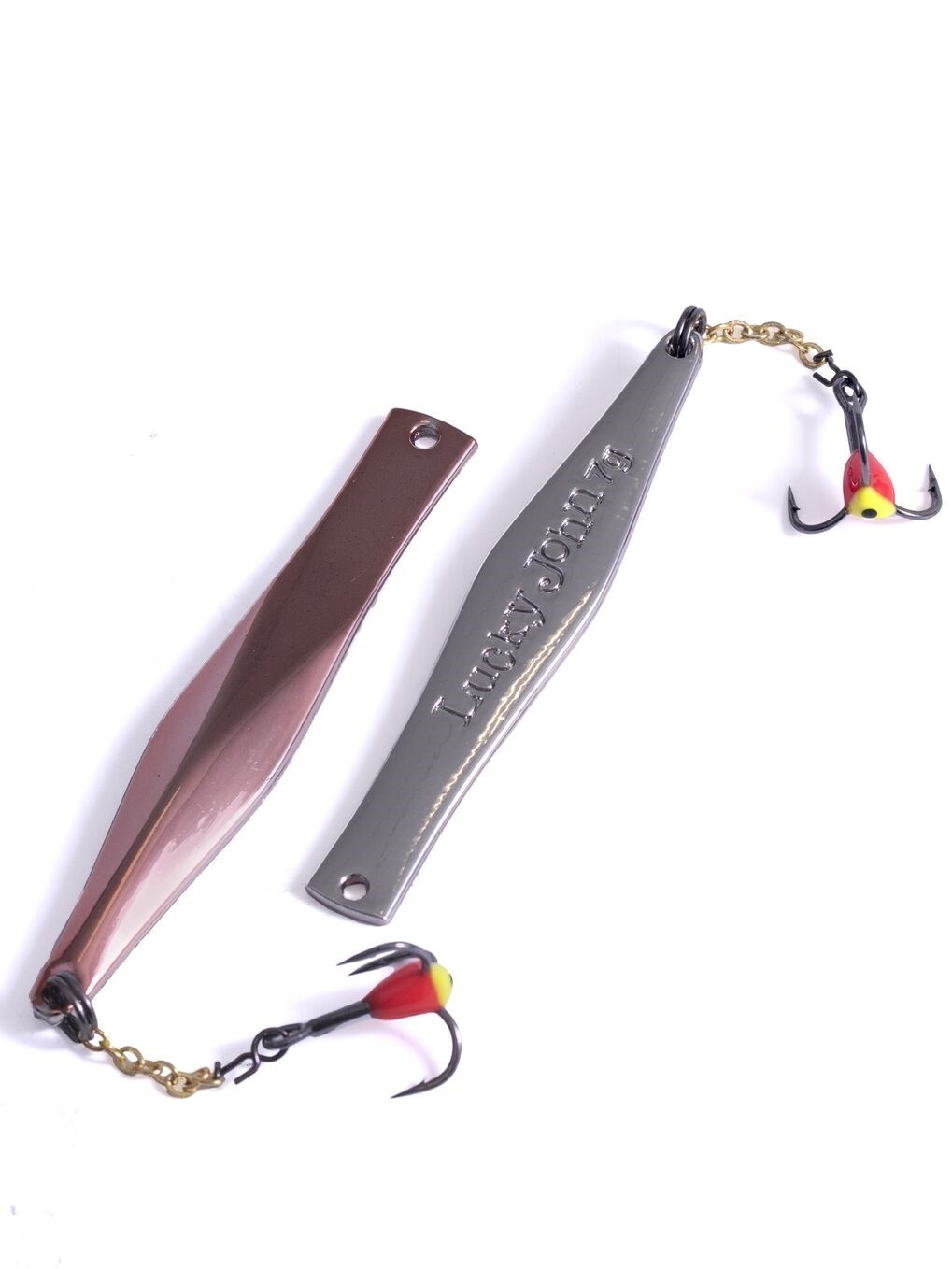 Зимняя Блесна Lucky John Kalomies 7 гр 60 мм CS С цепочкой и тройником  LJK60-CS — крупный план
	                                    1