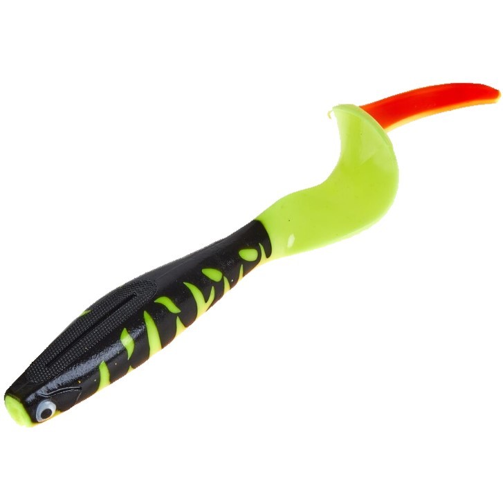 Силиконовая приманка Lucky John Kubira Fire Tail 9.0in 230 мм 1 шт PG37 3D BBS Series  140437-PG37 — крупный план
	                                    1