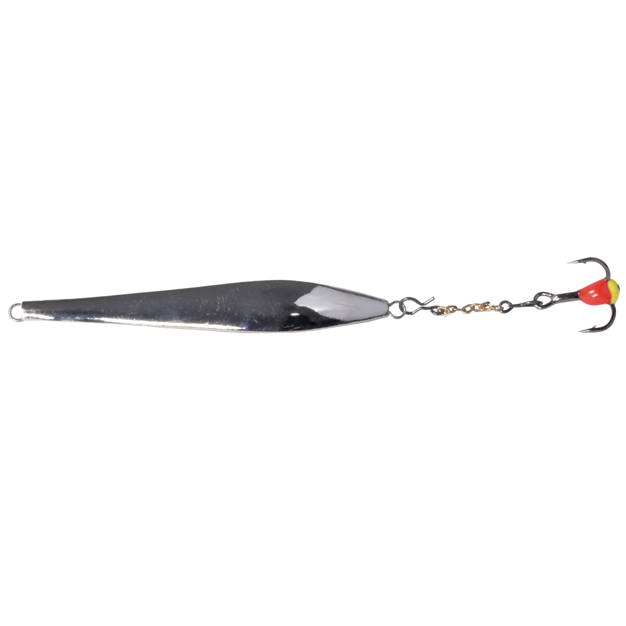 Зимняя Блесна Lucky John Double Blade 11 гр 65 мм SG С цепочкой и тройником  LJDD65-SG — характеристики,
	                                    особенности конструкции