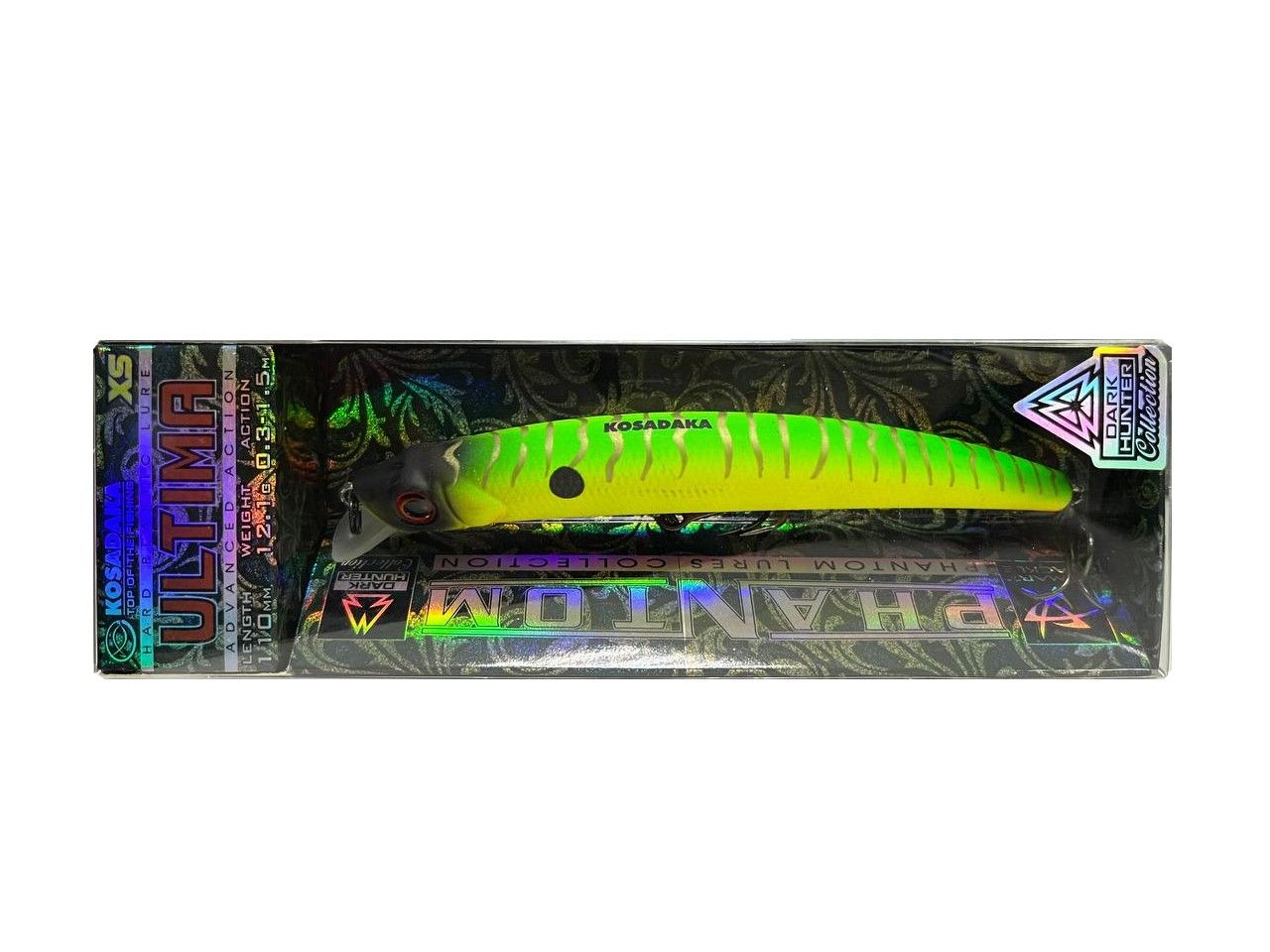 Воблер Kosadaka Ultima XS 110F MHT 12,1 гр   UtaxS110F-MHT — крупный план
	                                    1