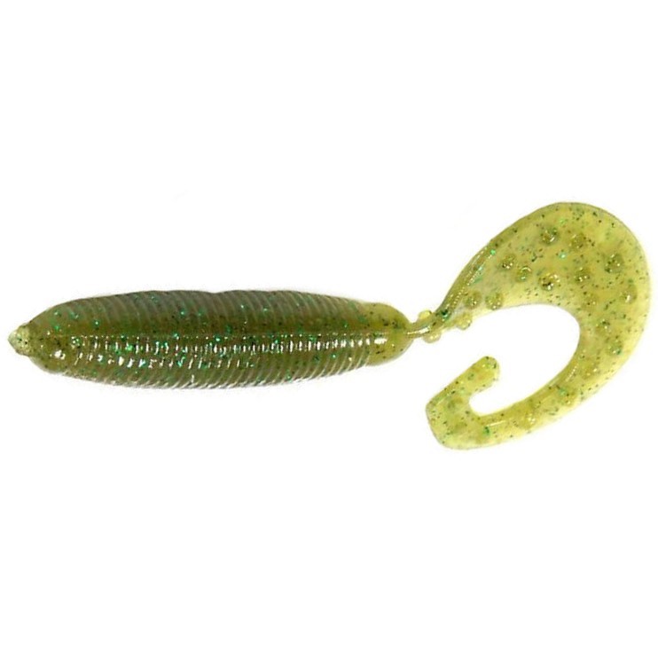Силиконовая приманка Reins Fat G-Tail Grub 4 100 мм 10 шт 037-Swamp shrimp   FGTG4-037 — характеристики,  особенности конструкции