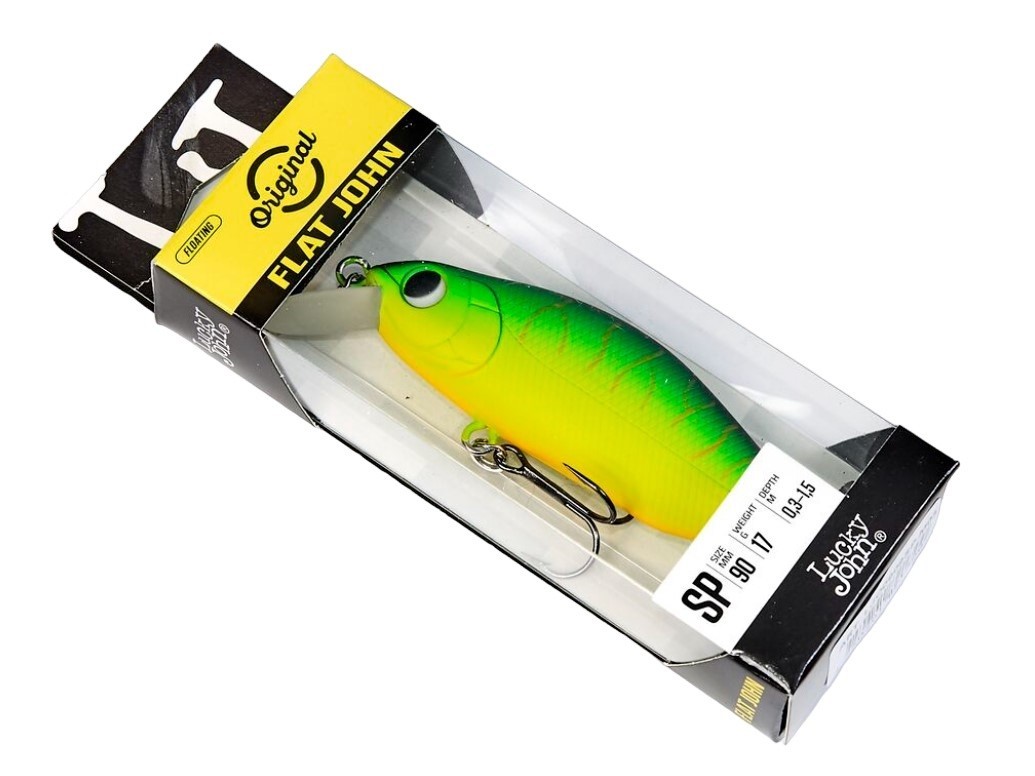Воблер Lucky John Flat John 90SP M03 17 гр Original  LJO0909SP-M03 — крупный план
	                                    2
