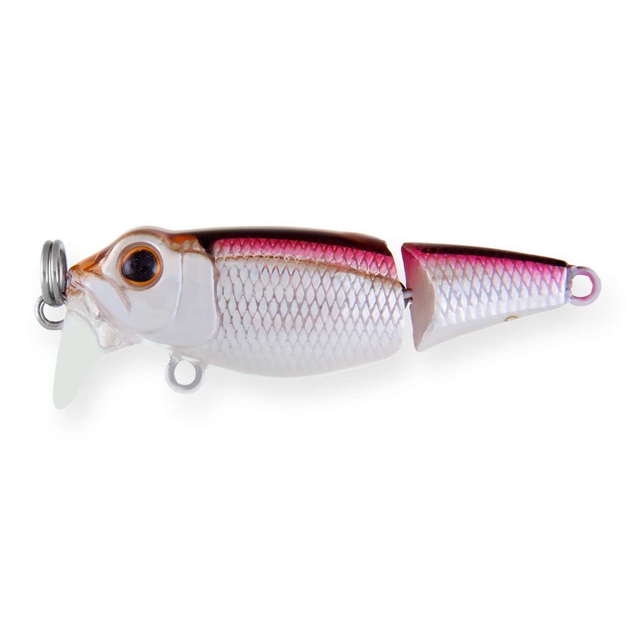 Воблер Strike Pro Pygmy Jointed 40 A53-EP Silver Smelt UV 3,2 гр   EG-073J#A53-EP — характеристики,  особенности конструкции