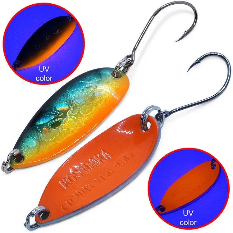 Колеблющаяся Блесна Kosadaka Trout Police Cicadas Wing 2,5 гр 29 мм AD04   TL-CW-AD04 — характеристики,
	                                    особенности конструкции