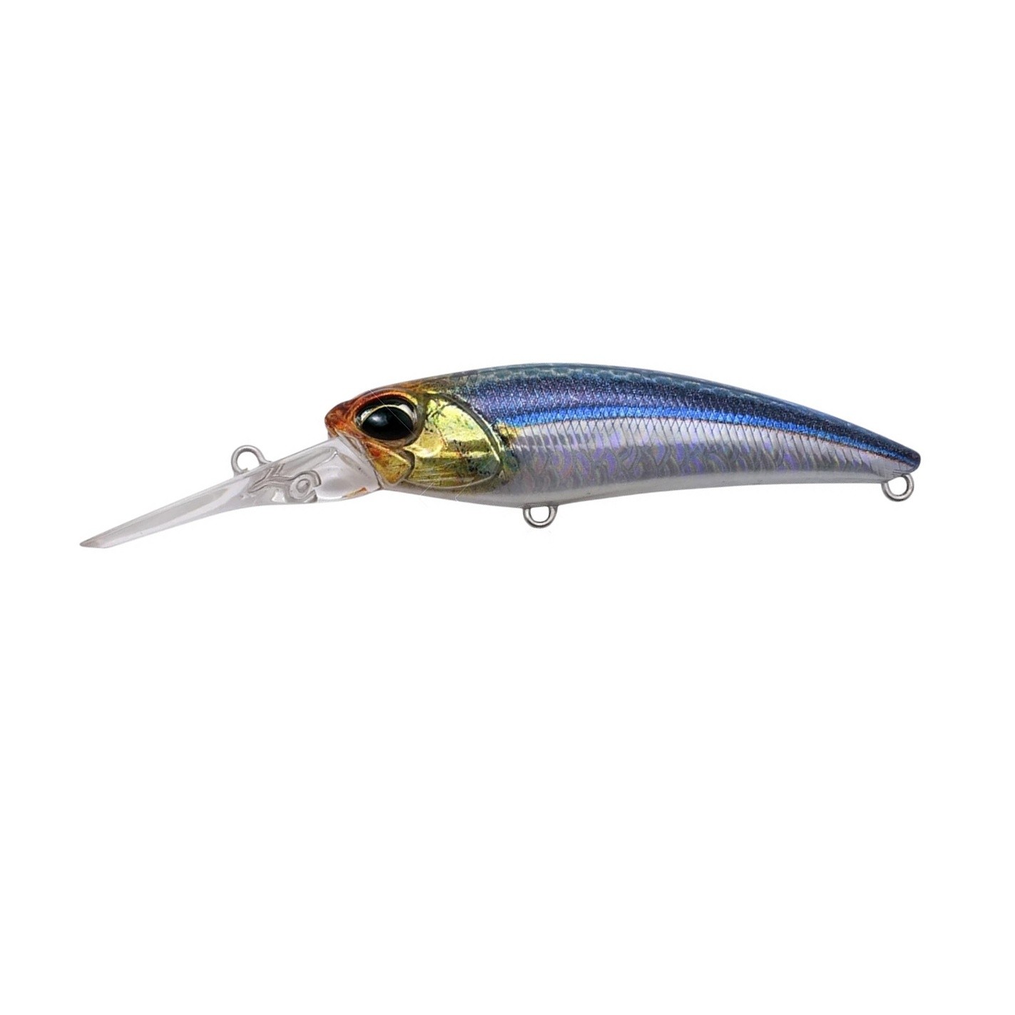 Воблер DUO Realis Shad 62 DR CYA0624 UV Blackear Sardine 6 гр   DUO-03023 — характеристики,  особенности конструкции