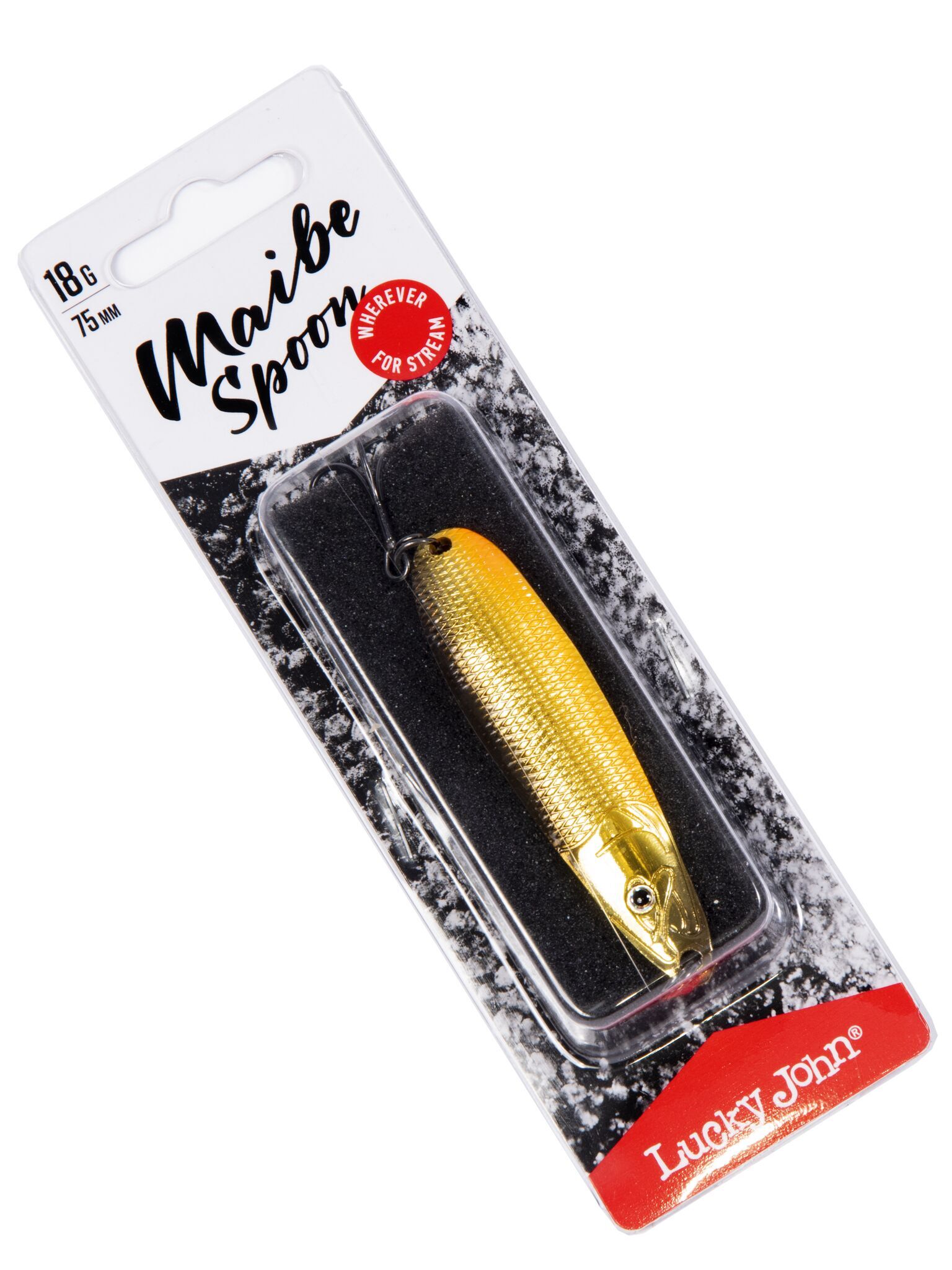 Колеблющаяся Блесна Lucky John Maibe Spoon 18 гр 75 мм 004   LJMAI18-004 — крупный план
	                                    2