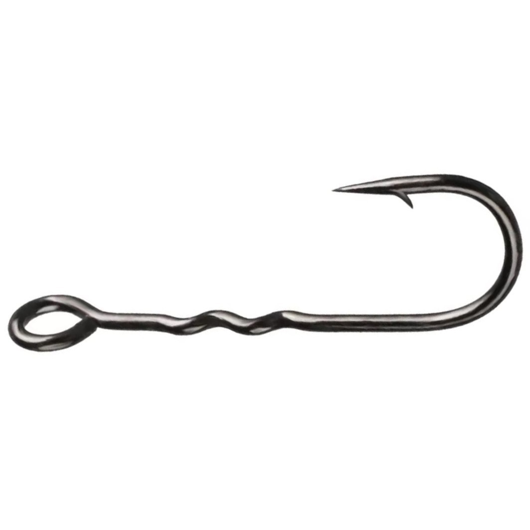 Крючок Одинарный CF Company Round Bent Fixative Shank №12 15 шт    RBFS-12 15 — характеристики,  особенности конструкции