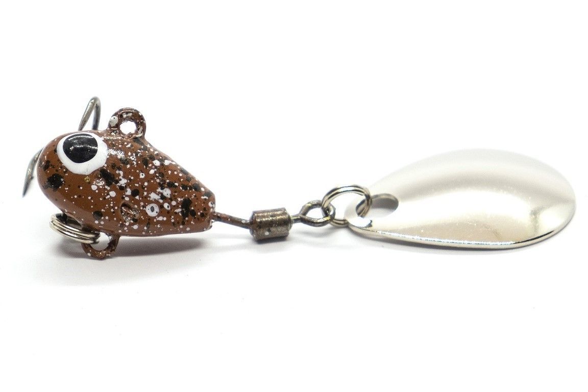 Тейл-спиннер UF Studio Hurricane 2.5 2,5 гр 35 мм Brown   H2.5Brn — характеристики,  особенности конструкции