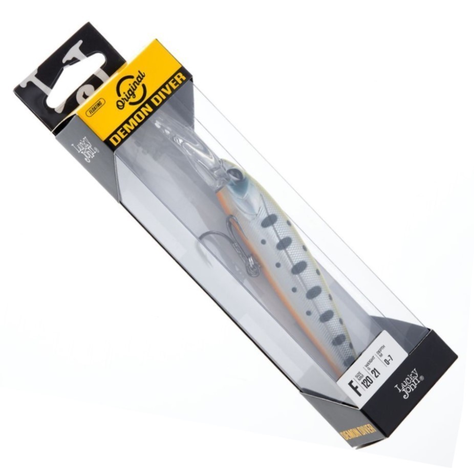 Воблер Lucky John Demon Diver 120F 006 21 гр Original  LJO0212F-006 — крупный план
	                                    2