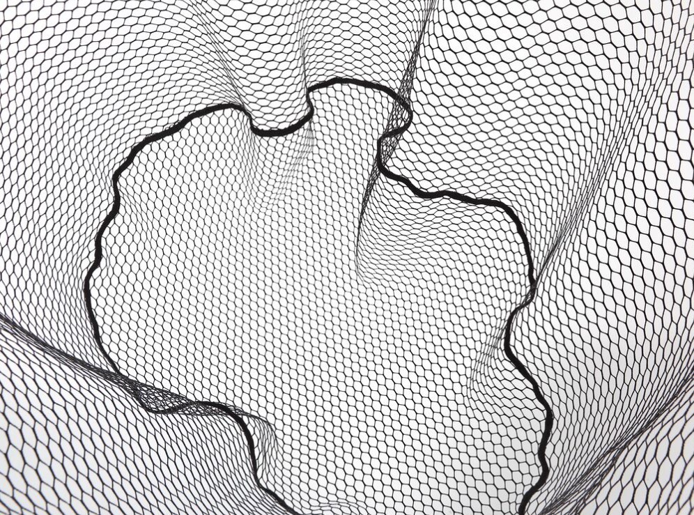 Подсачек Lucky John BBS  180x70х60см  Прорезиненный полиэстер   LJ7060-180LN — крупный план
	                                    6