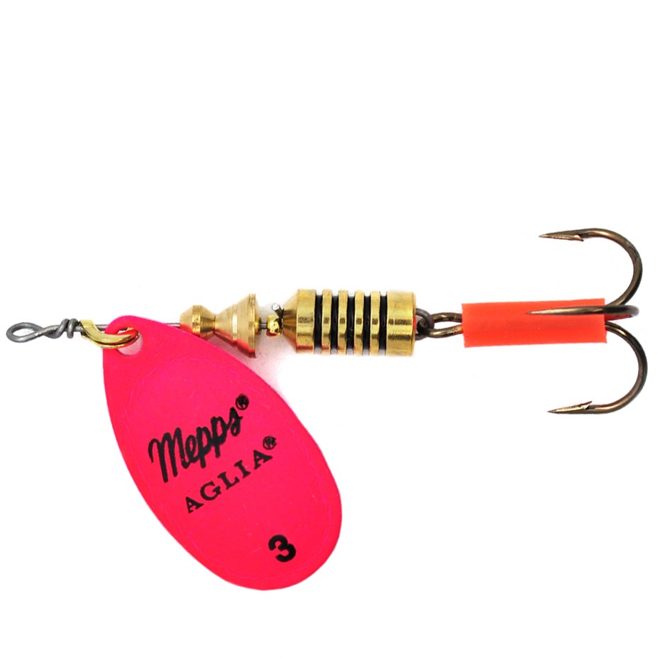 Вращающаяся Блесна Mepps Aglia Fluo №3 6,5 гр Rose   af-3-rs — характеристики,
	                                    особенности конструкции
