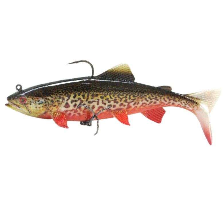 Силиконовая приманка Fox Rage Replicant Realistic Trout 9 230 мм 1 шт Super Natural Tiger Trout   NSL1344 — характеристики,
	                                    особенности конструкции