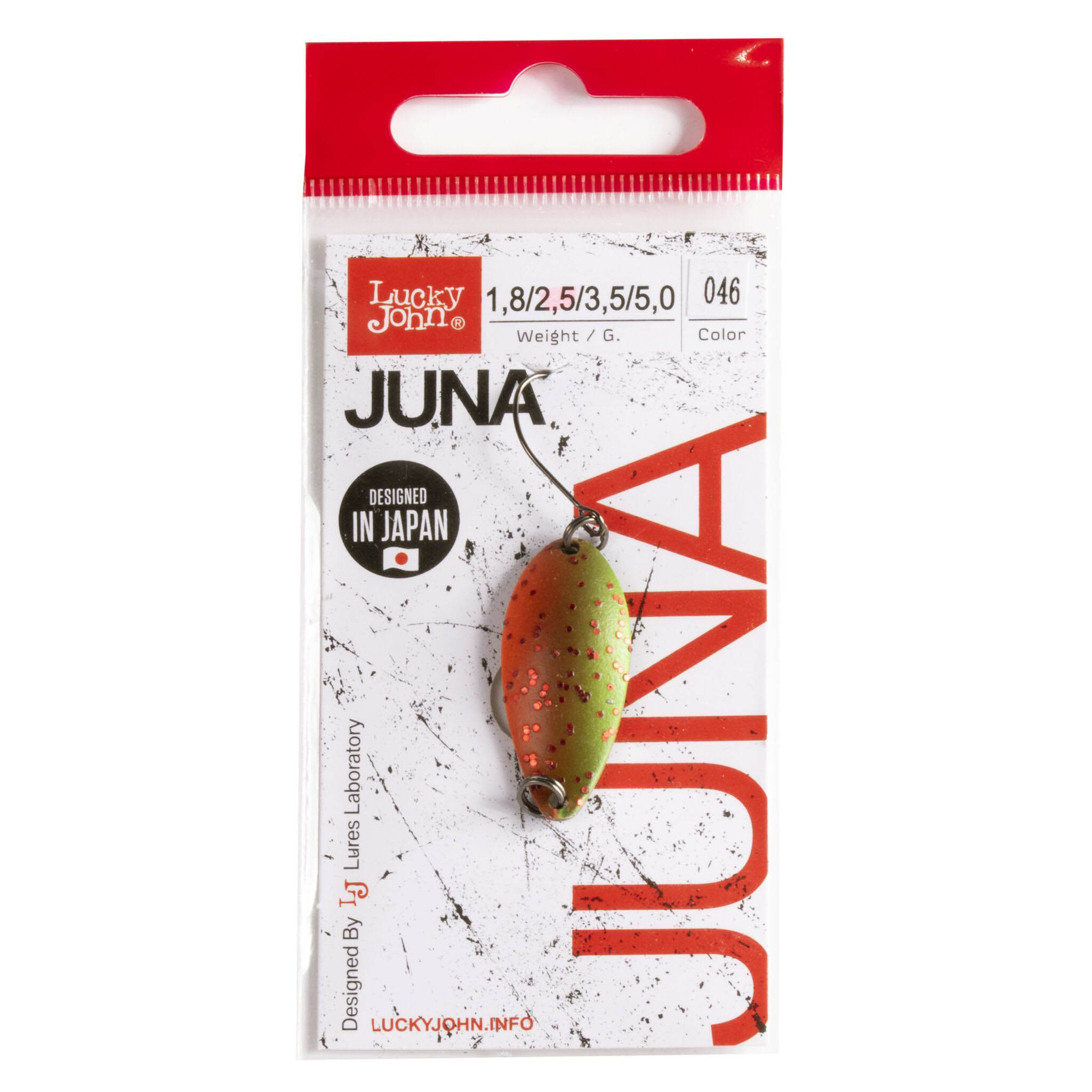 Колеблющаяся Блесна Lucky John Juna 2,5 гр 30 мм 046   LJJU25-046 — крупный план
	                                    3