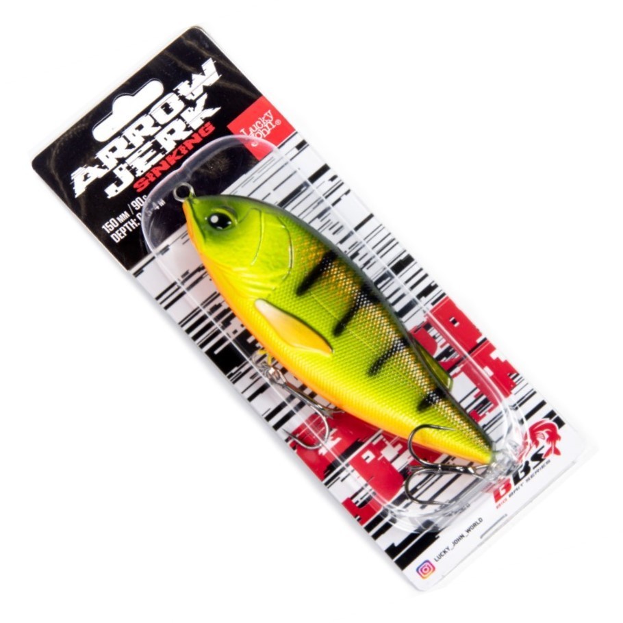 Воблер Lucky John Arrow Jerk 150S 032 90 гр BBS Original  LJO0515S-032 — крупный план
	                                    2