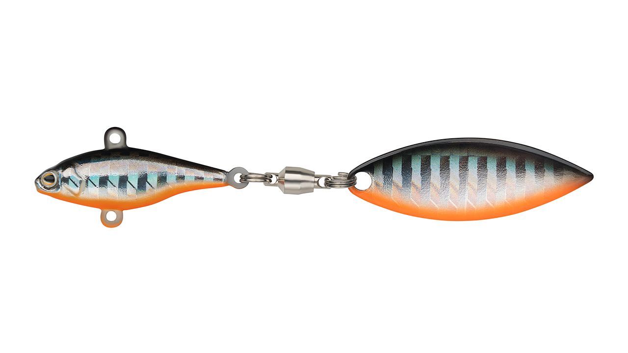 Тейл-спиннер Strike Pro Micro Whaker 43 28 гр 106 мм Black Silver OB   JG-001B#A70-713 — характеристики,
	                                    особенности конструкции