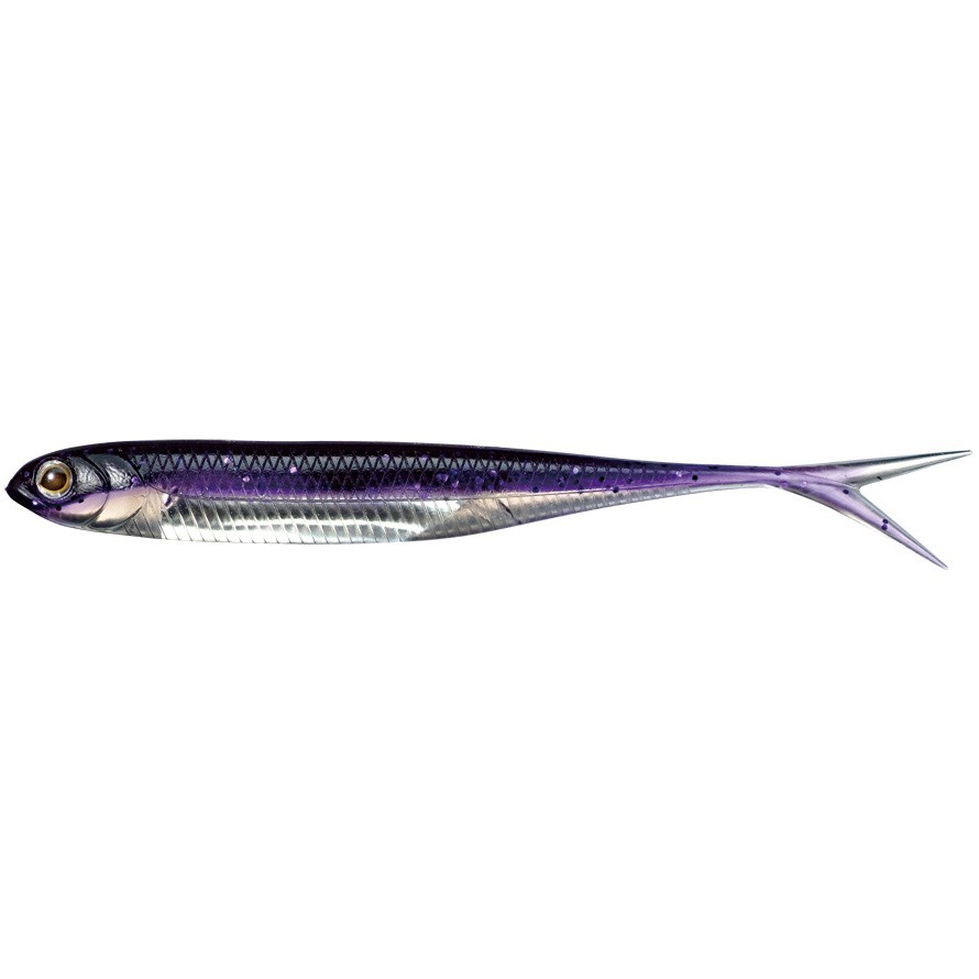 Силиконовая приманка Fish Arrow Flash J Split 7 SW 178 мм 3 шт 143-Keimura Dark Purple/Silver   FASP7143 — характеристики,  особенности конструкции