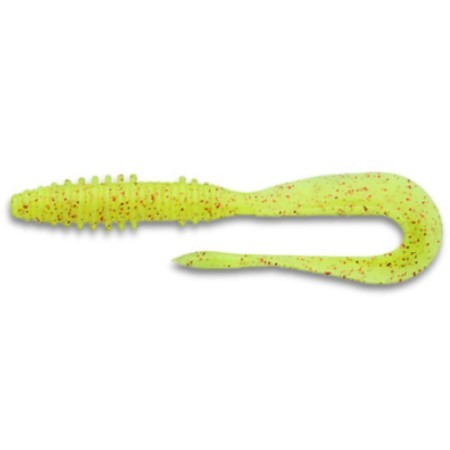 Силиконовая приманка Keitech Mad Wag 7 180 мм 9 шт PAL #01 Chartreuse Red Flake — характеристики,
	                                    особенности конструкции