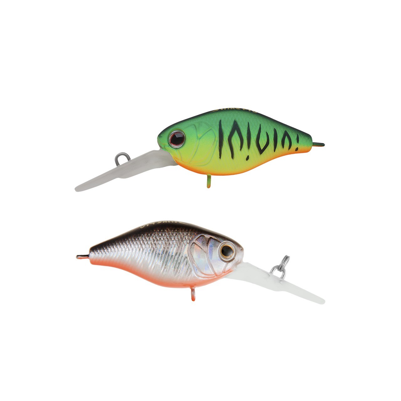 Воблер Strike Pro Cranky Deep 40 GC01S/A70-713S Double Black Silver OB/Mat Tiger 4,6 гр   EG-164L#GC01S/A70-713S — характеристики,  особенности конструкции