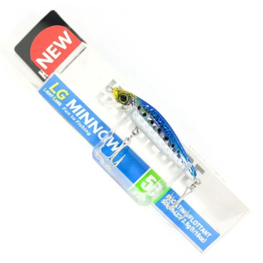 Воблер Duel Hardcore LG Minnow 50F HIW 2,5 гр   F1198-HIW — крупный план
	                                    1