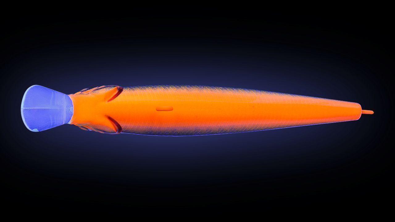 Воблер Strike Pro Archback 80SP A70-713 Black Silver OB 10,3 гр   EG-125A-SP#A70-713 — крупный план
	                                    1