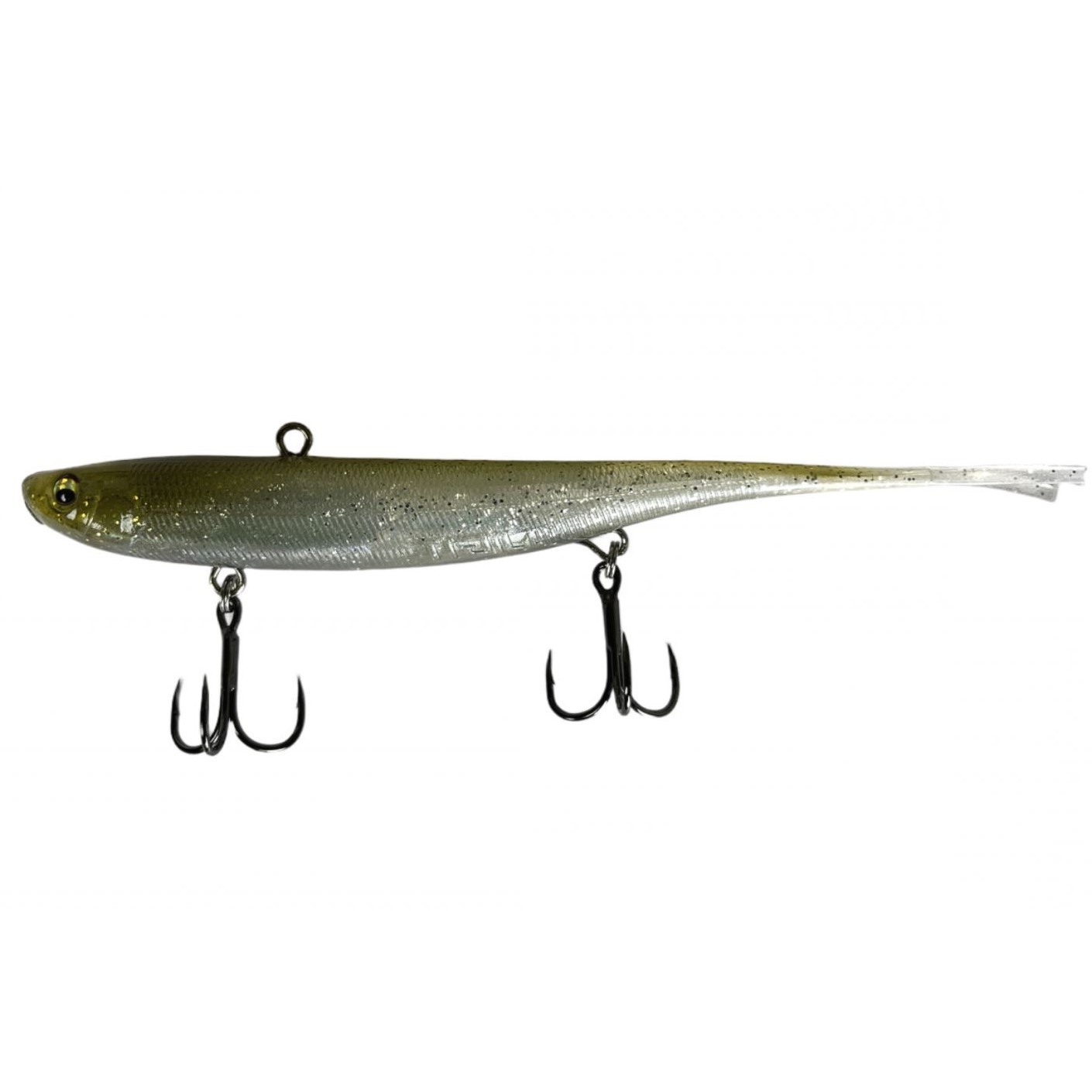 Баланслаг Jig It Whale Tail  110 F12 Smoky shiner 17 гр 110 мм   JIWT-11017-F12 — крупный план
	                                    1