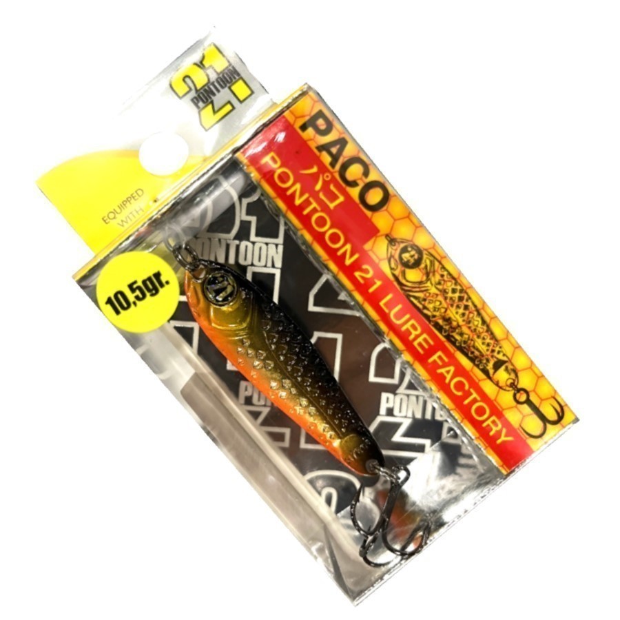 Колеблющаяся Блесна Pontoon 21 Paco 3/8oz 10,5 гр 48 мм G46-000 Golden Shad   P21-SP-PAC11-G46-000 — крупный план
	                                    1