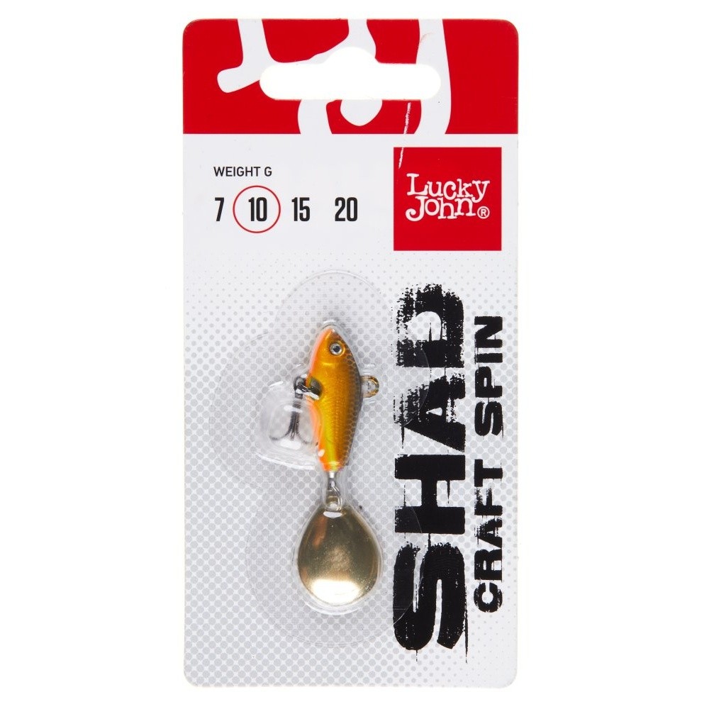 Тейл-спиннер Lucky John Shad Craft Spin 10 10 гр  016   LJSCS010-016 — крупный план
	                                    1