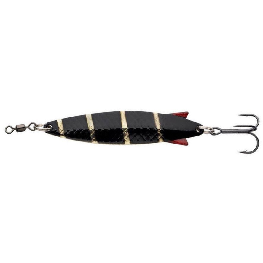 Колеблющаяся Блесна Abu Garcia Toby 10 10 гр 57 мм Zebra LF — характеристики,  особенности конструкции