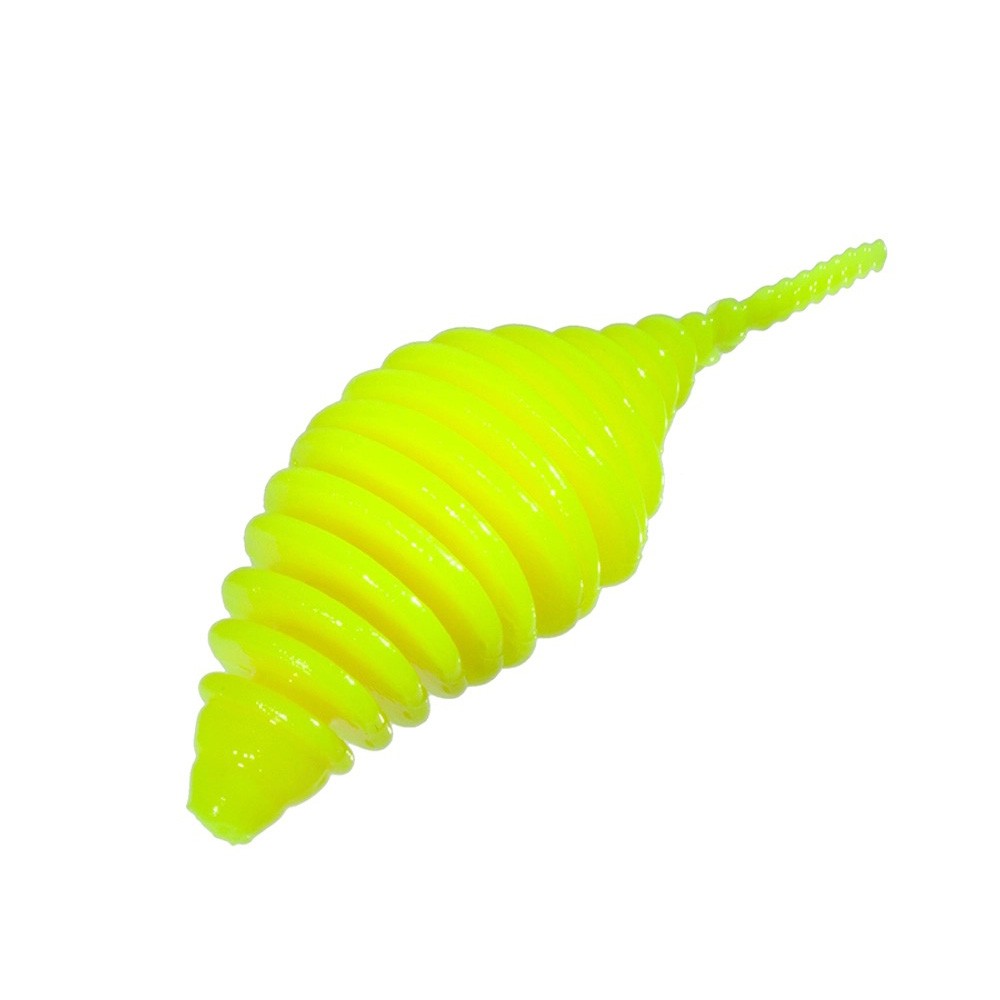 Силиконовая приманка ZUB Pollywog 40 мм 12 шт 301 желтый   LVR019 — крупный план
	                                    1