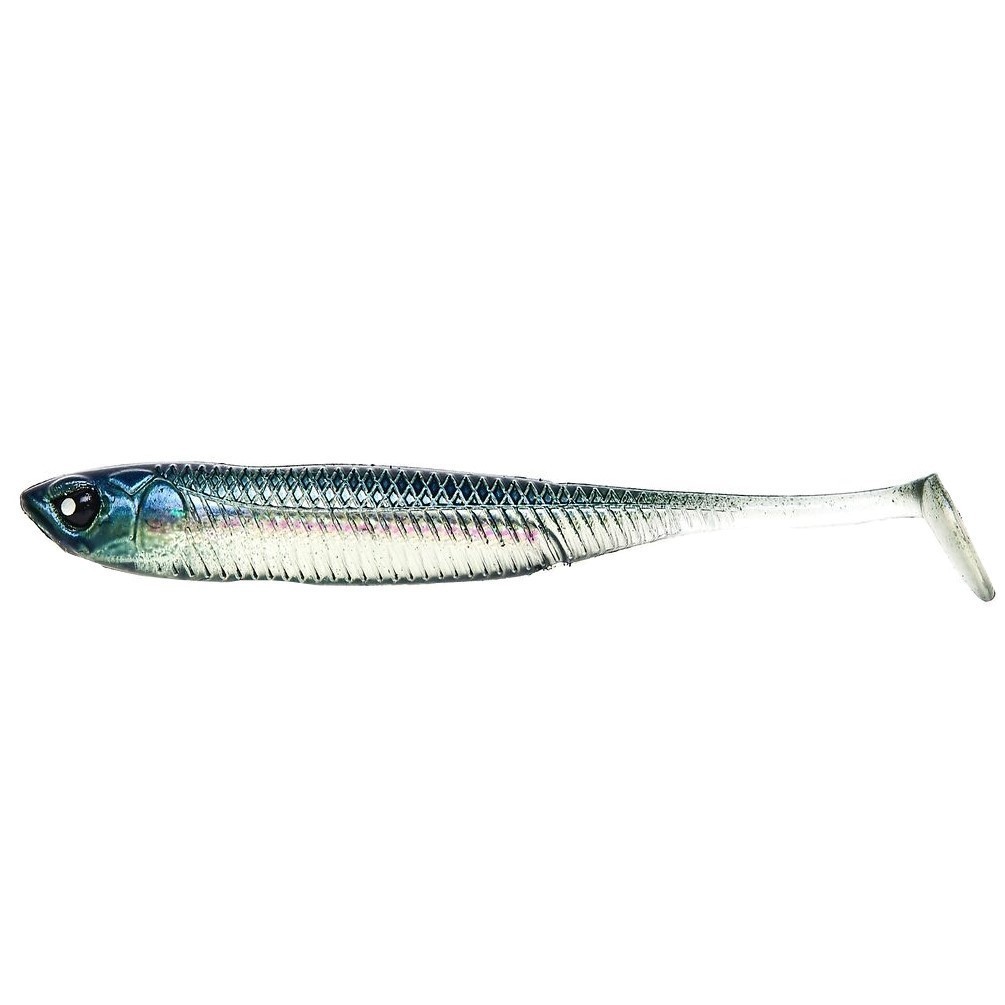 Силиконовая приманка Lucky John Makora Shad Tail 3.0in 76 мм 7 шт 001 3D Series  140406-001 — характеристики,  особенности конструкции