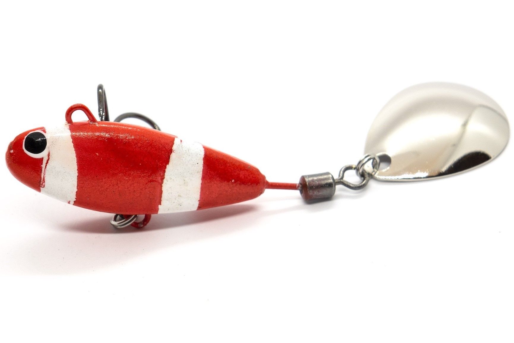 Тейл-спиннер UF Studio Hurricane 32 32 гр 80 мм Redhead   H32R — характеристики,  особенности конструкции