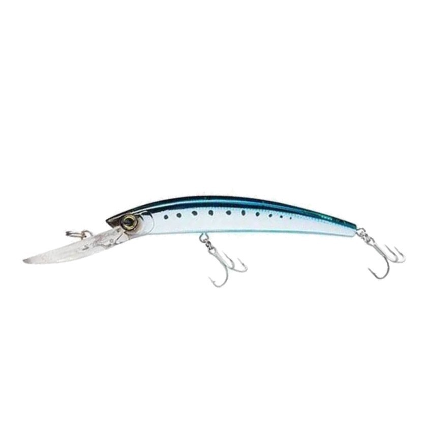 Воблер Yo-Zuri Crystal Minnow Deep Diver 90F HSIW Blue Black Sardine 9,5 гр   R1134-HSIW — характеристики,
	                                    особенности конструкции