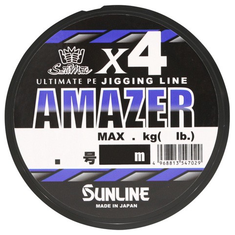 Плетеный шнур Sunline Amazer X4 300 м  PE # 1,5  0,205 мм — характеристики,
	                                    особенности конструкции